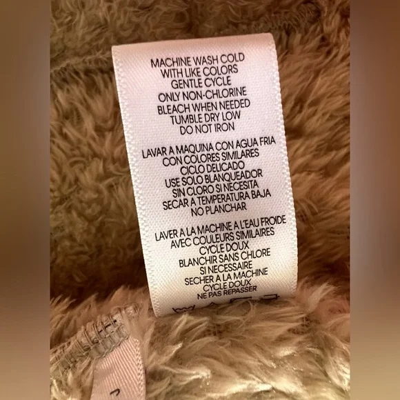 Calvin Klein Beige Teddy Jacket-S - Picture 10 of 10